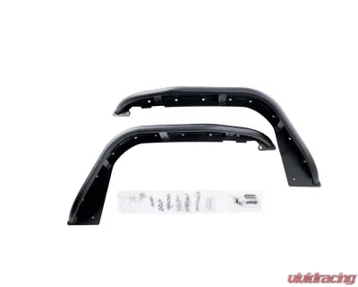 Combat Off Road Black Aluminum Fenders Front Pair Jeep Gladiator 2020-2023 - 25-1076